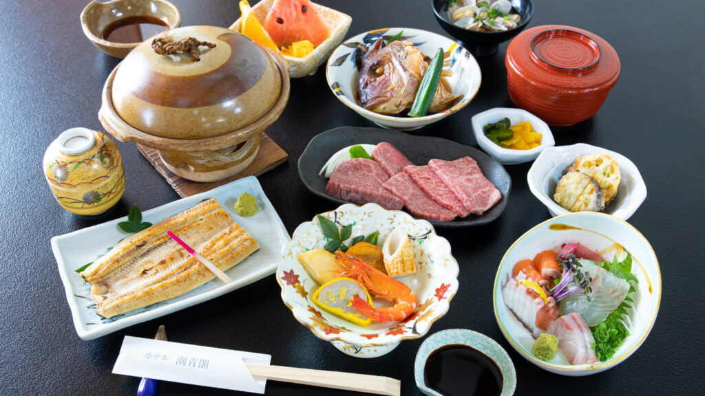 ホテル潮青閣 料理 グレードアップ